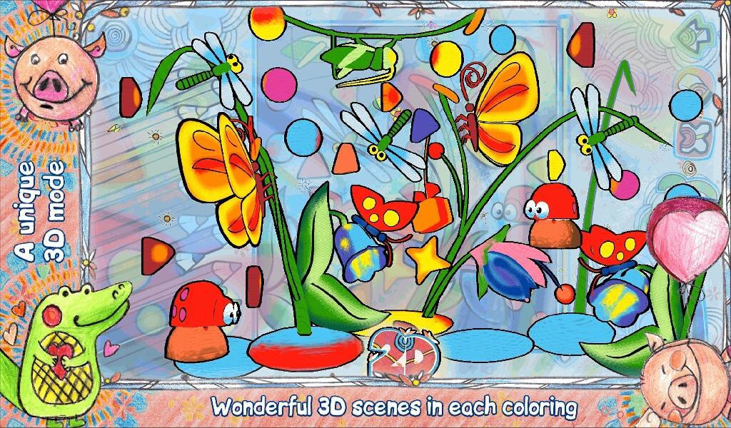 Kids Coloring 3D LiveBook3D (itch) - кадр 6