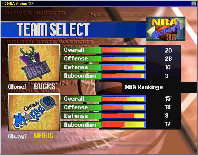 NBA Fastbreak '98 - кадр 8
