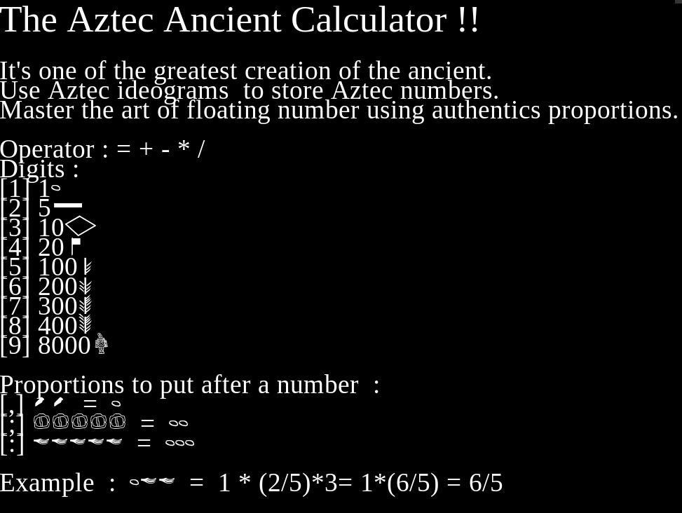 The Aztec Ancient Calcultator (itch) - кадр 2