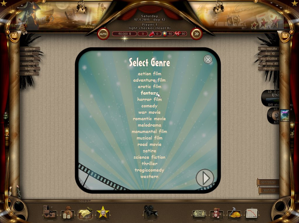 World of Cinema - Movie Tycoon - кадр 6