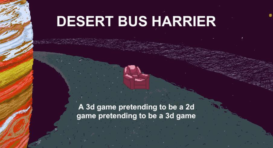 Desert Bus Harrier (itch) - кадр 1
