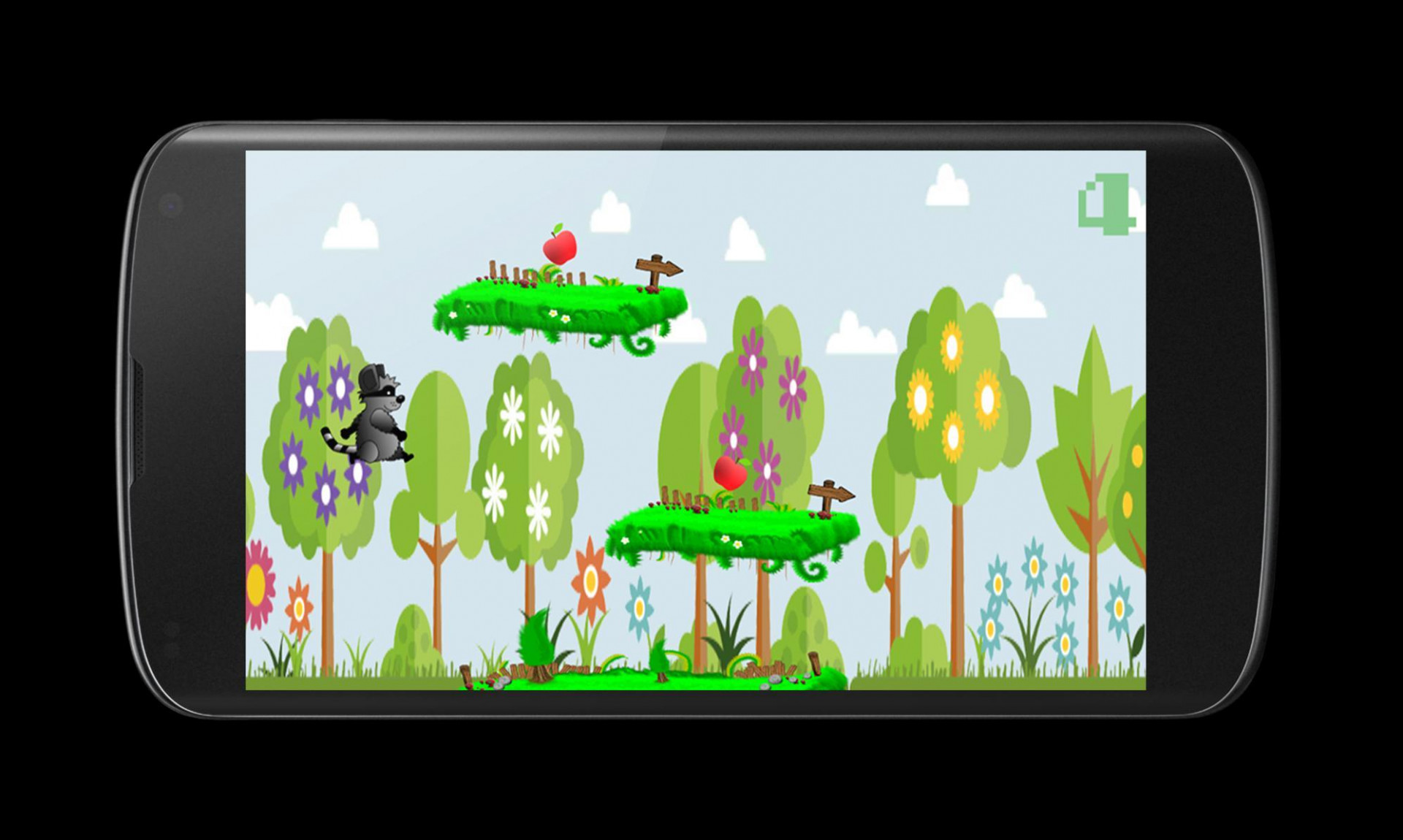 Infinity Raccoon Runner (itch) - кадр 8