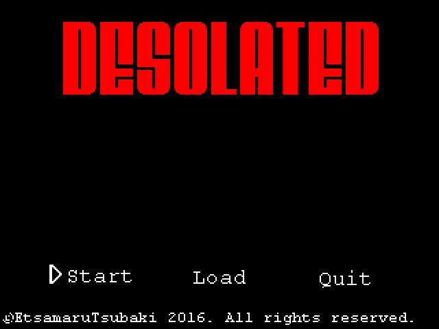 Desolated v1.1.0 (itch) - кадр 1