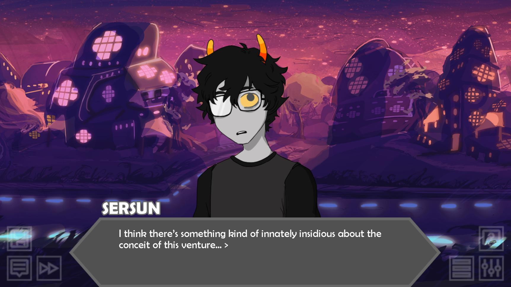 Hiveswap Fansim - Volume ???: Of Texts Gray And Signs Hidden (itch) - кадр 3