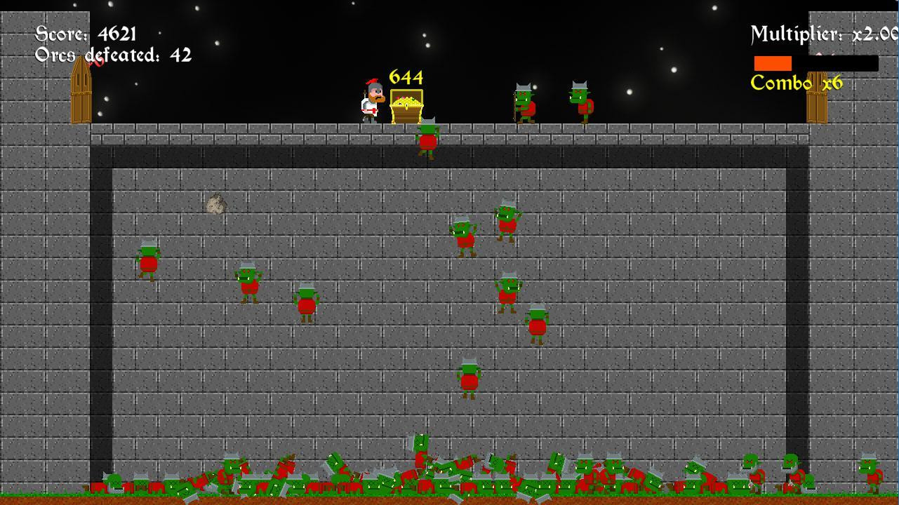 Sir Beardyknight vs The Orc Horde (itch) - кадр 3