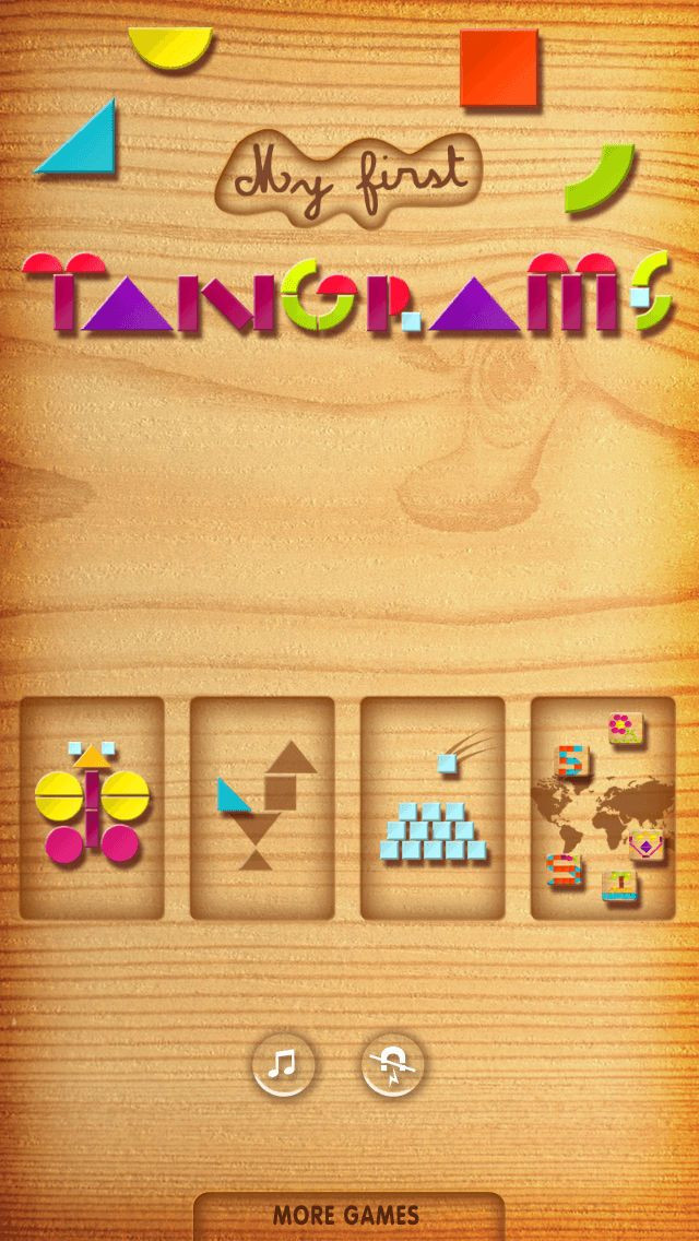 My First Tangrams - A Wood Tangram Puzzle Game for Kids - кадр 3