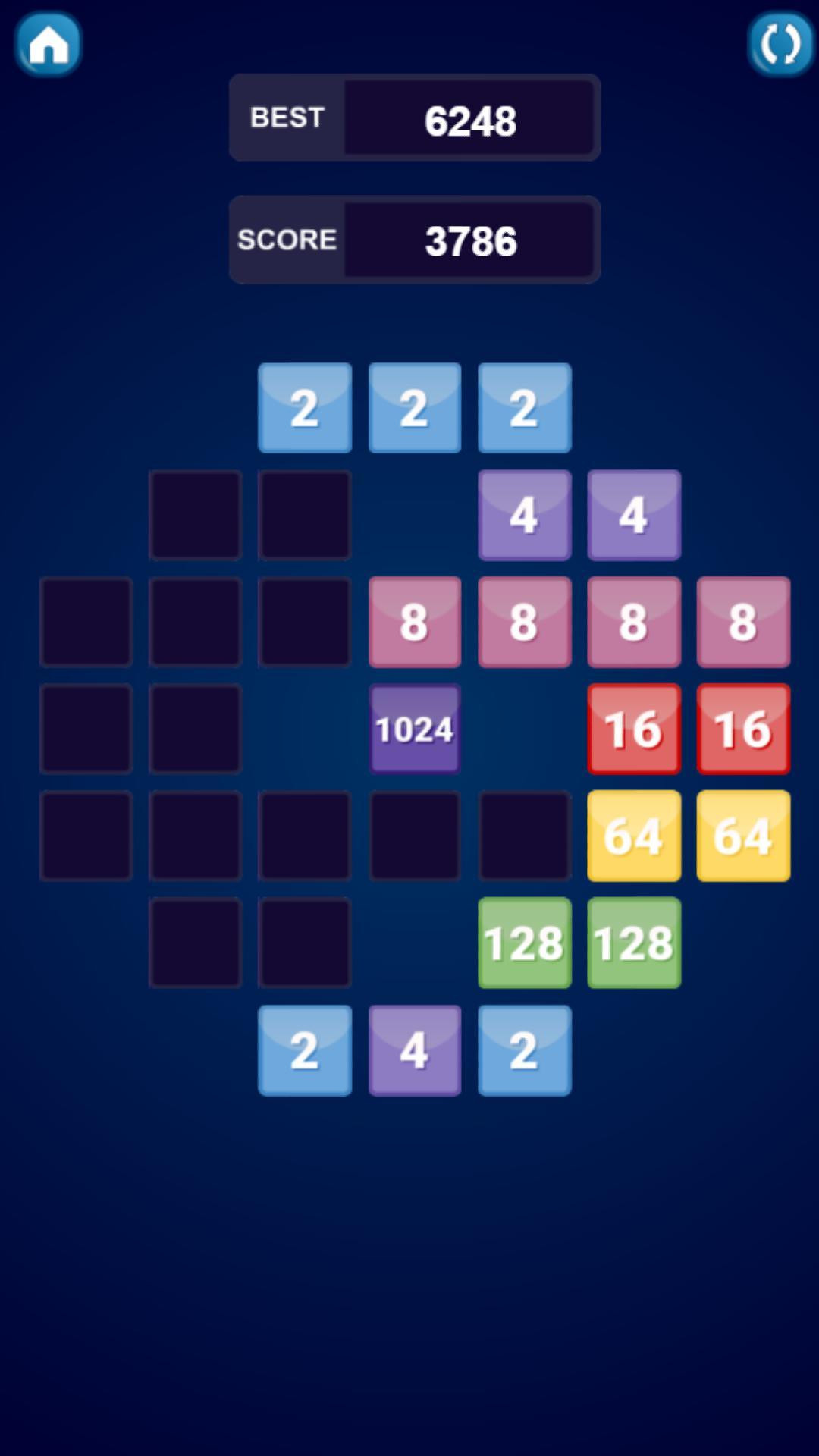 2048 Puzzle Challenge Bords (itch) - кадр 7