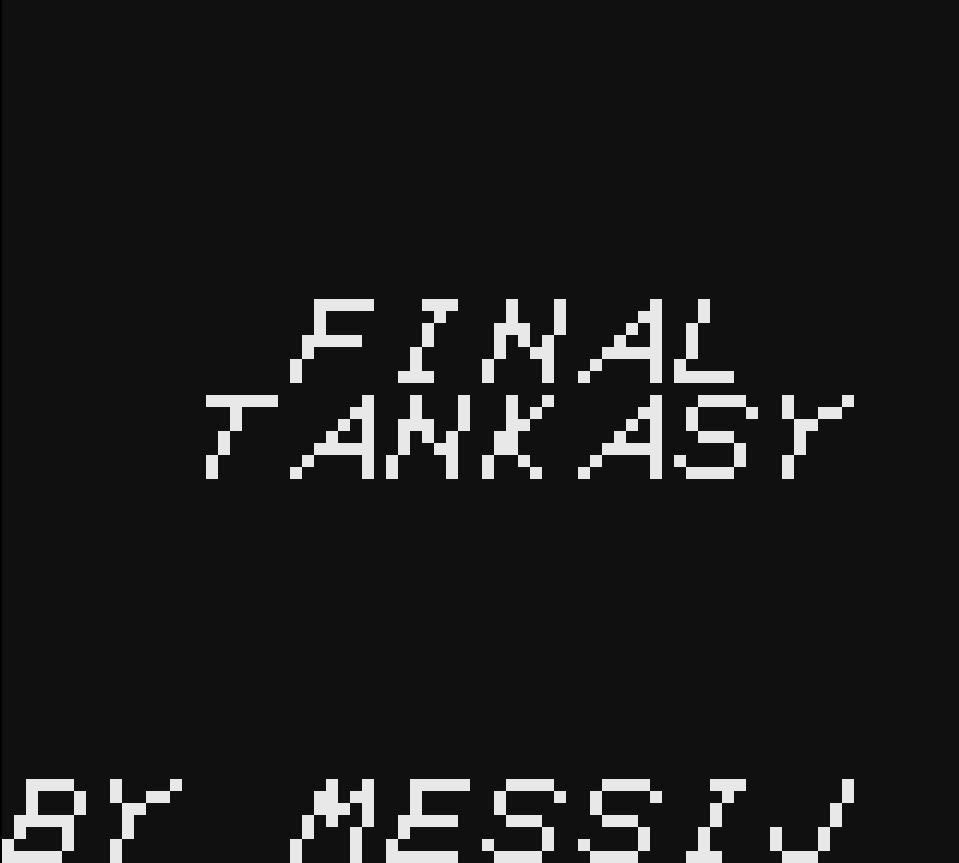 Final Tankasy (Gameboy Homebrew) (itch) - кадр 3