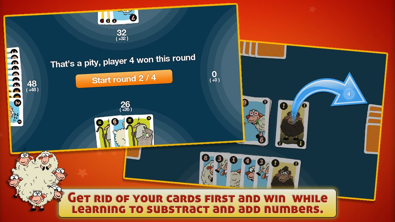 Sheepless Nights (Math cardgame) (itch) - кадр 5