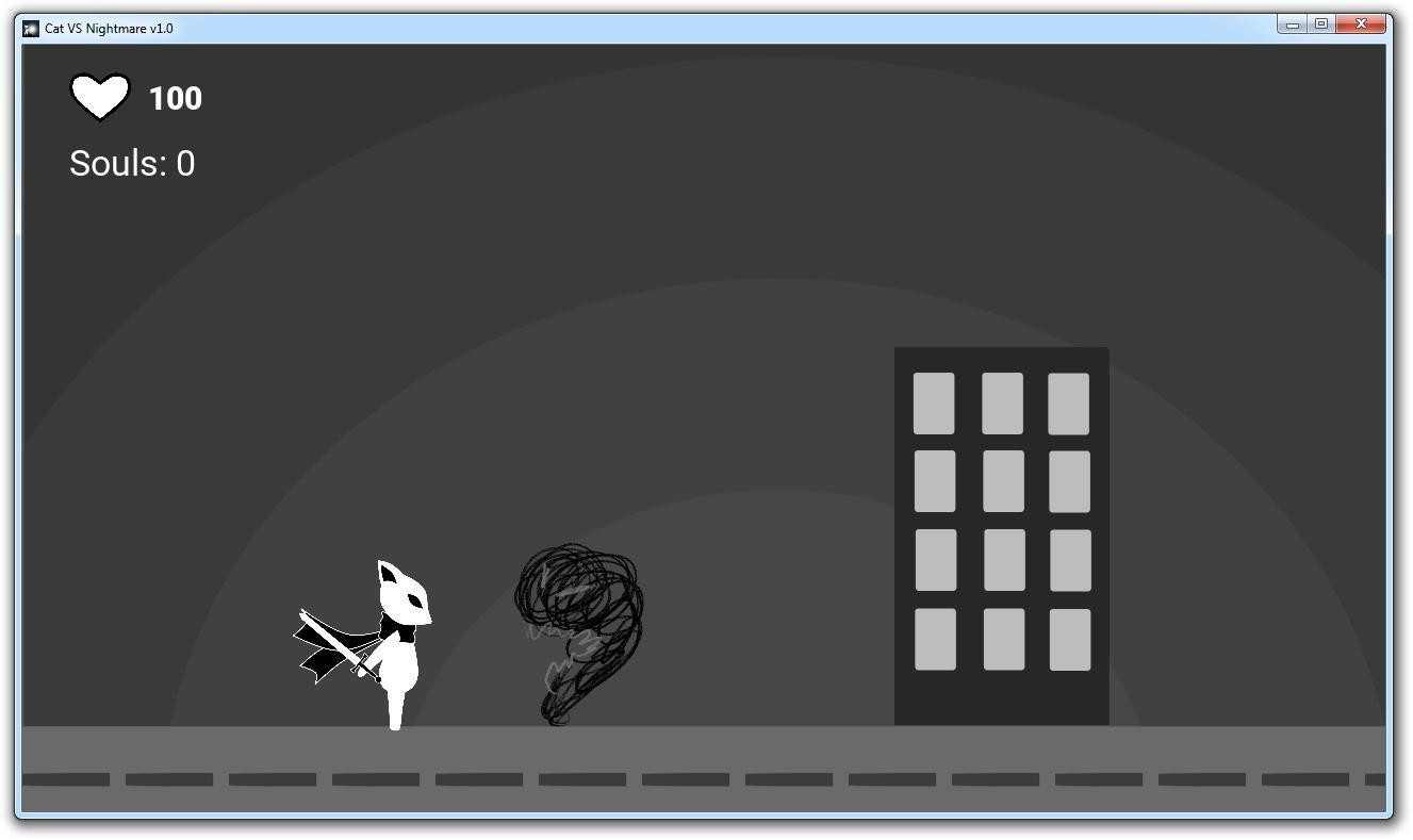Cat VS Nightmares (itch) - кадр 2