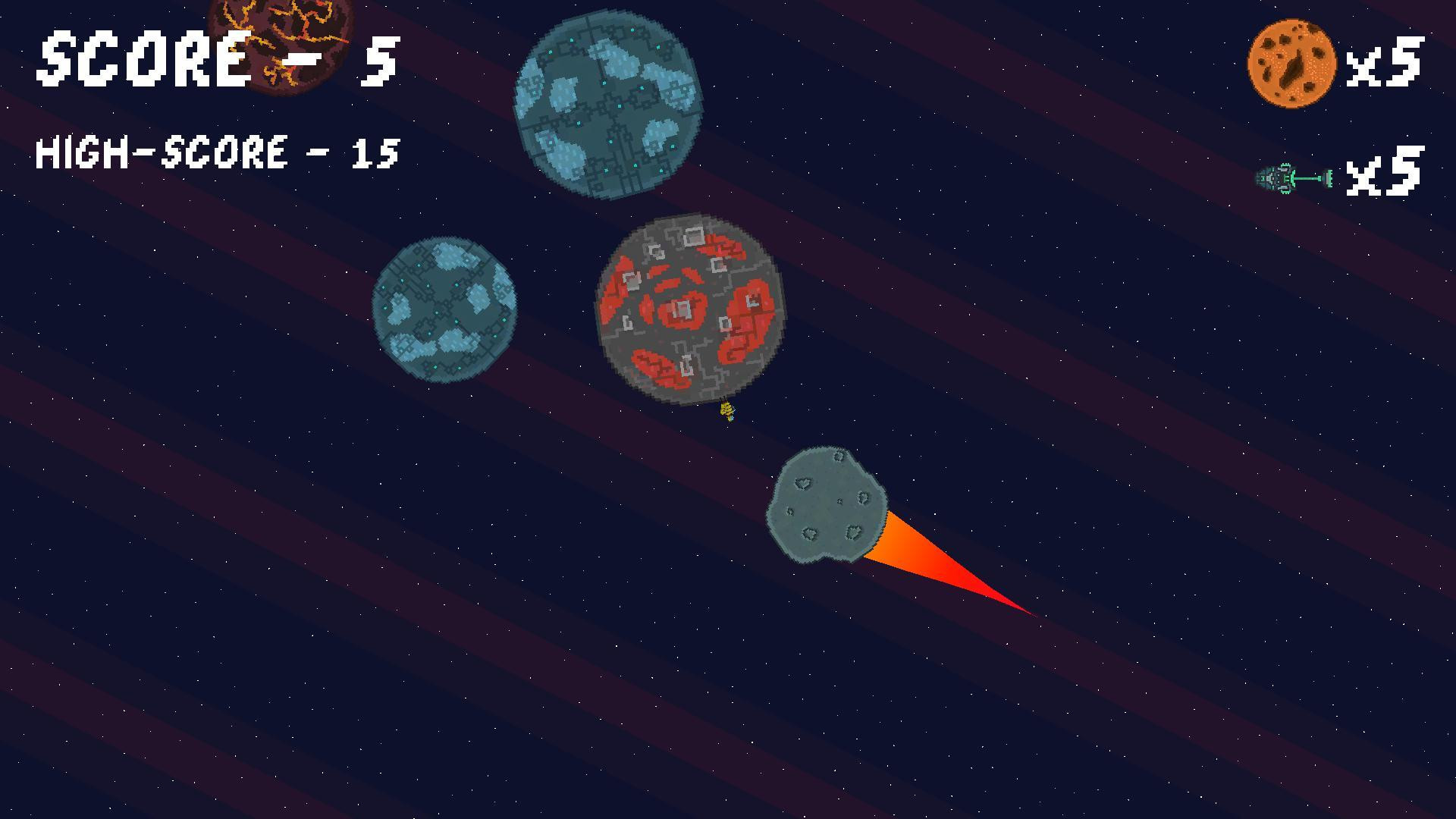 Asteroid Shower Hour (itch) - кадр 4