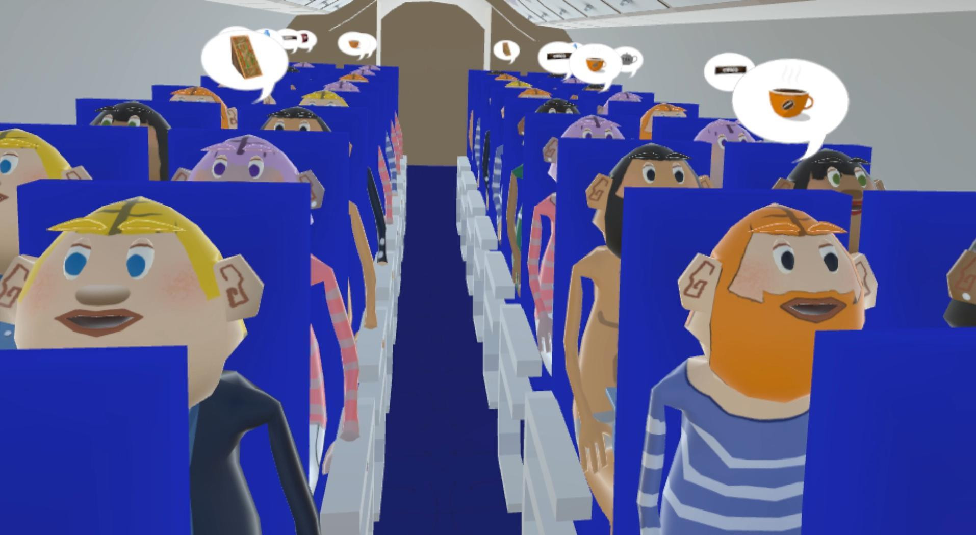 Cabin Crew Crowd Control VR (itch) - кадр 1