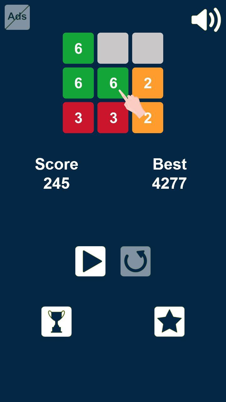 Slide n Clear Numbers: Match 3 Number Puzzle (itch) - кадр 2
