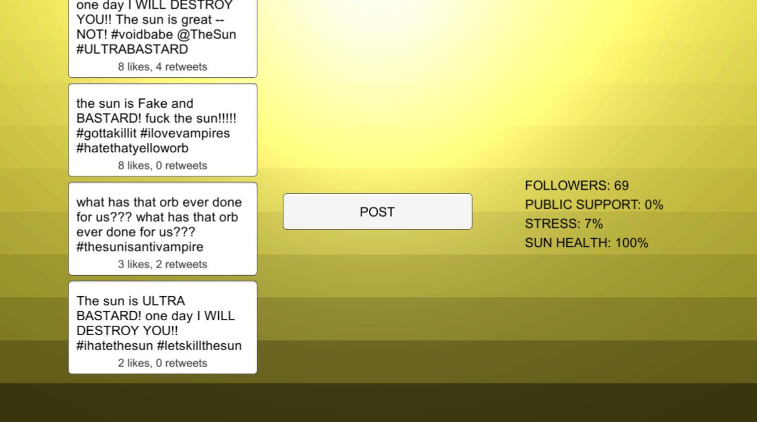 HELP ME KILL THE SUN (itch) - кадр 3