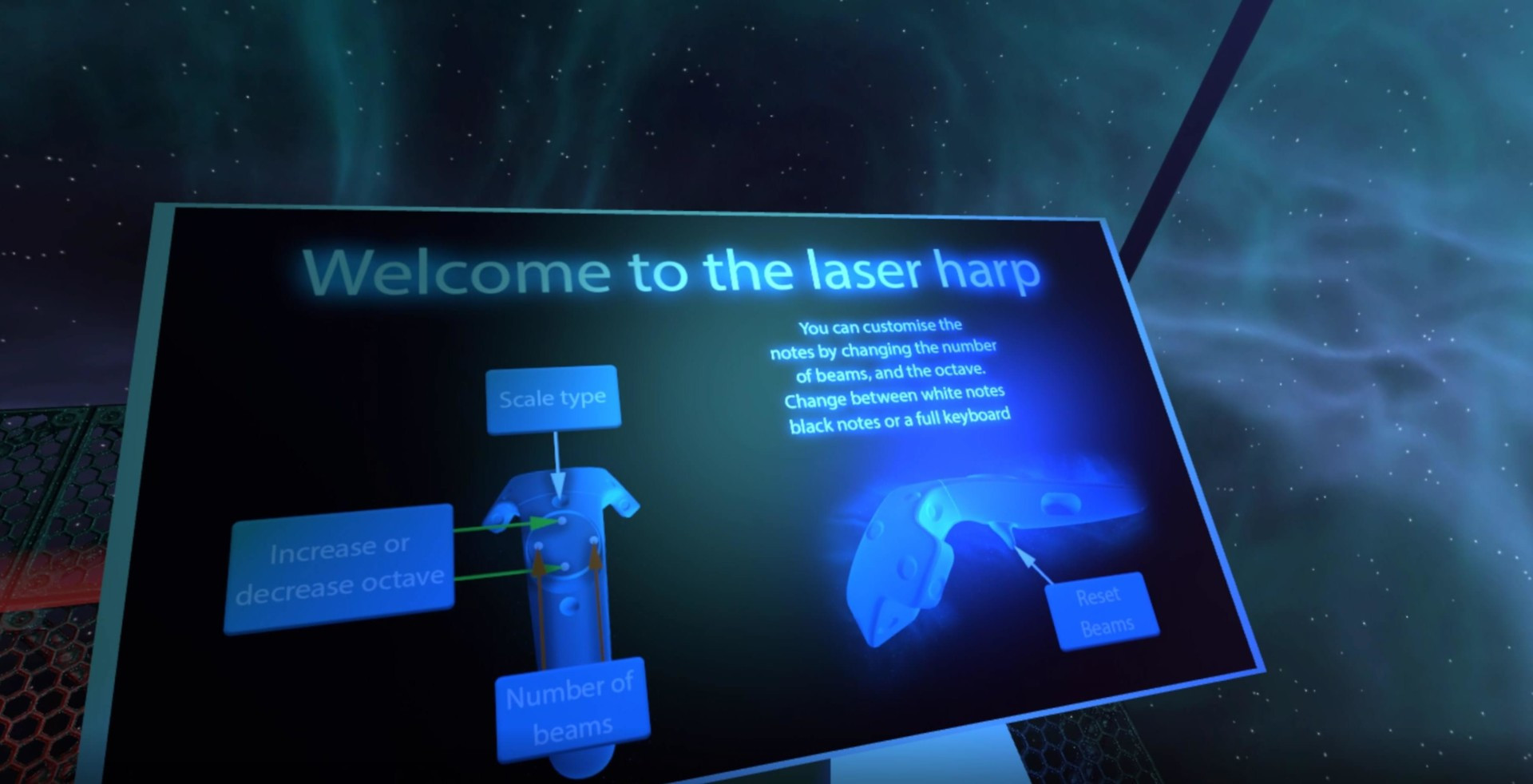 VR Laser Harp - кадр 5