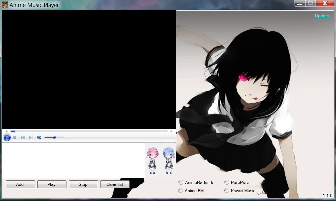 Anime Music Player (itch) - кадр 1