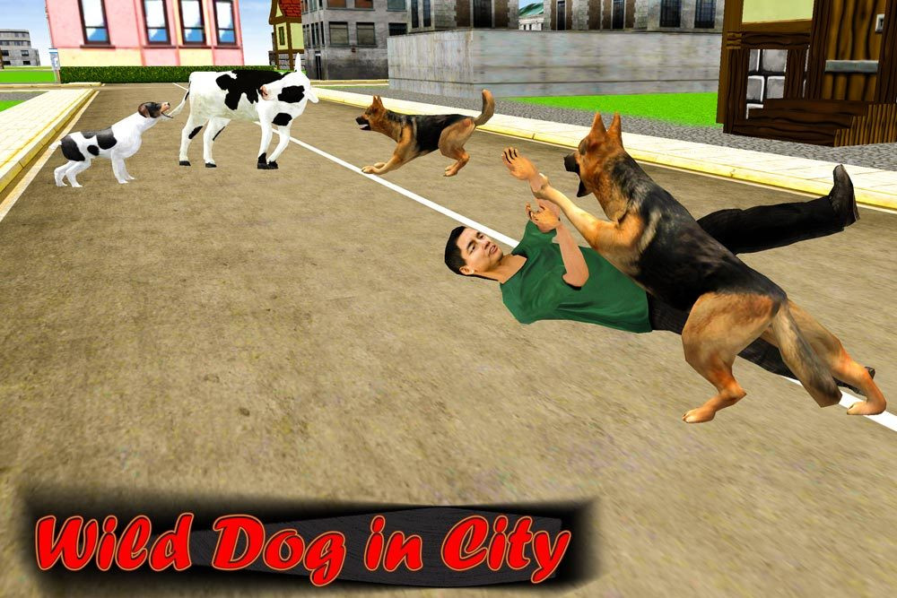 Angry Dog City Attack Sim (itch) - кадр 3