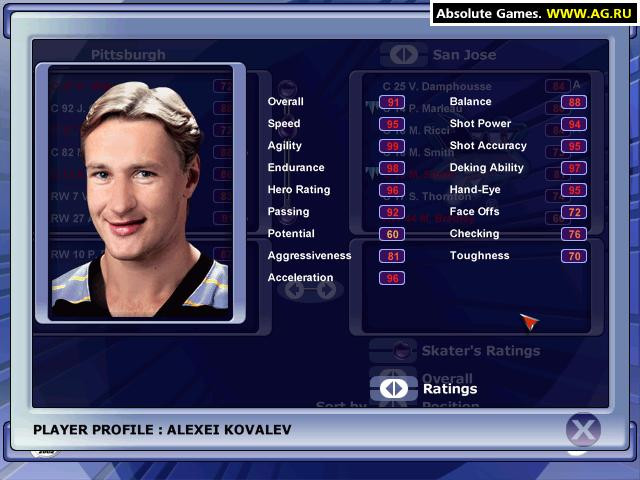 NHL 2002 - кадр 7