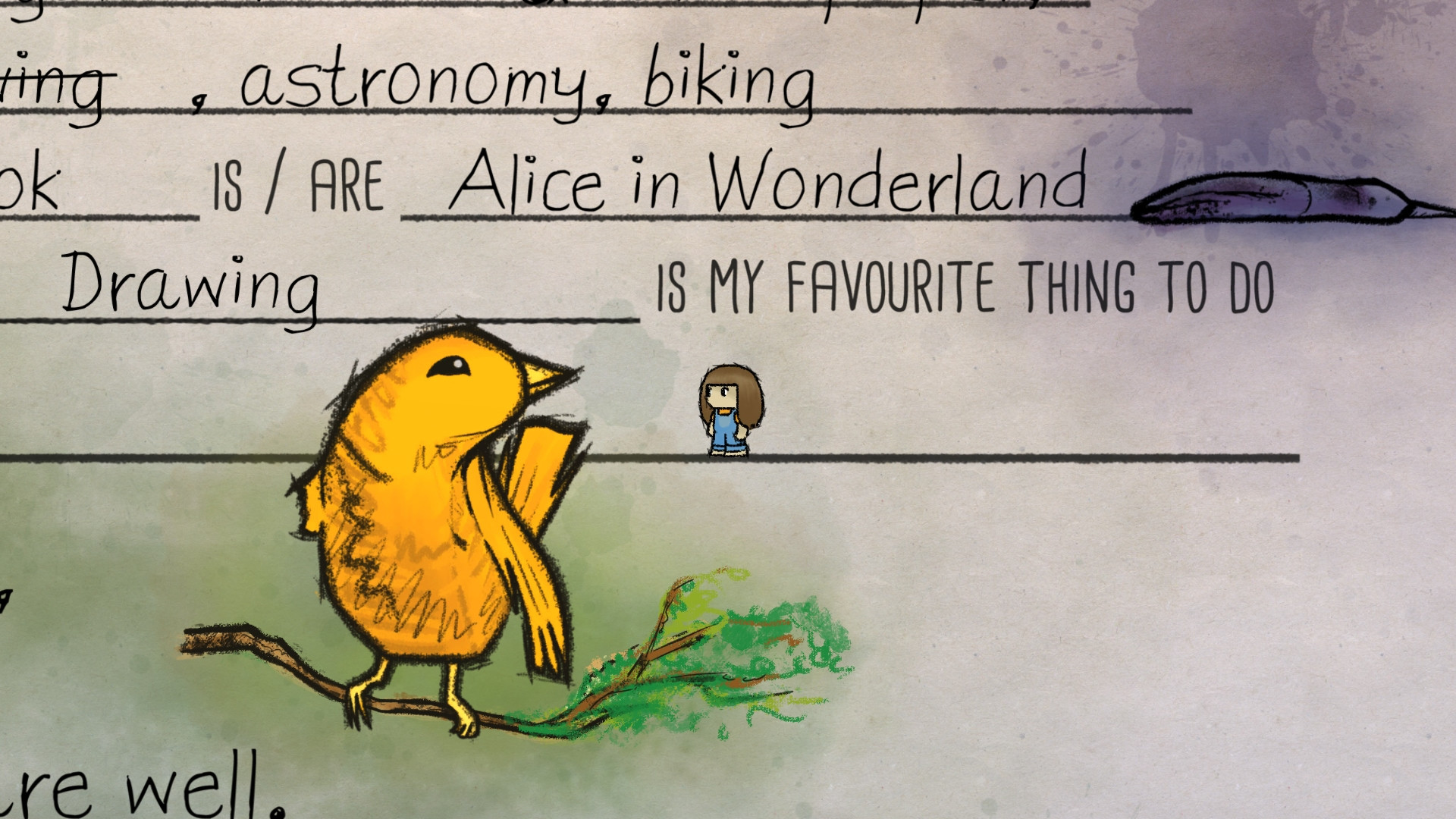 Letters - a written adventure (First prototype) (itch) - кадр 3