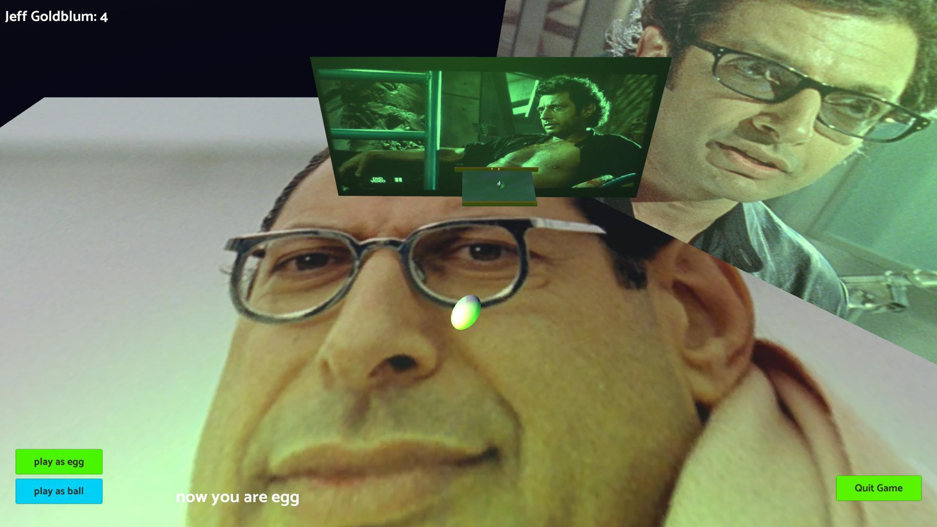 Unity Roll-a-Ball: Jeff Goldblum Edition (itch) - кадр 3