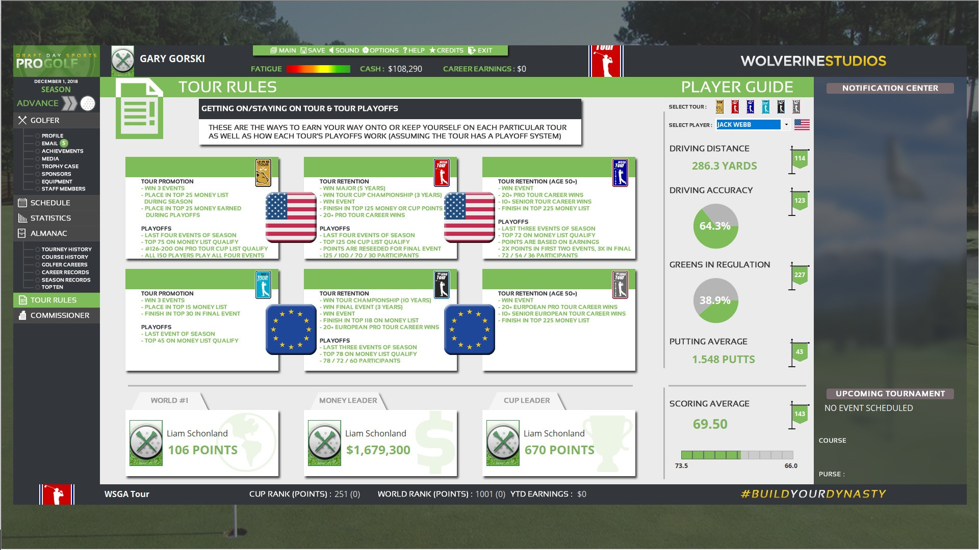 Draft Day Sports: Pro Golf - кадр 5