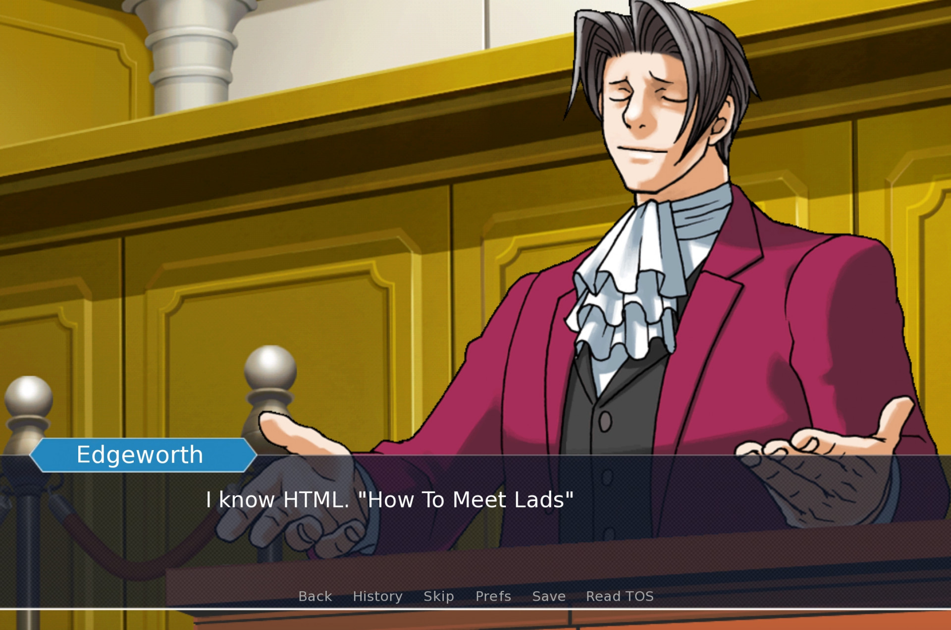 Phoenix Wright: Legends of Liability (itch) - кадр 2