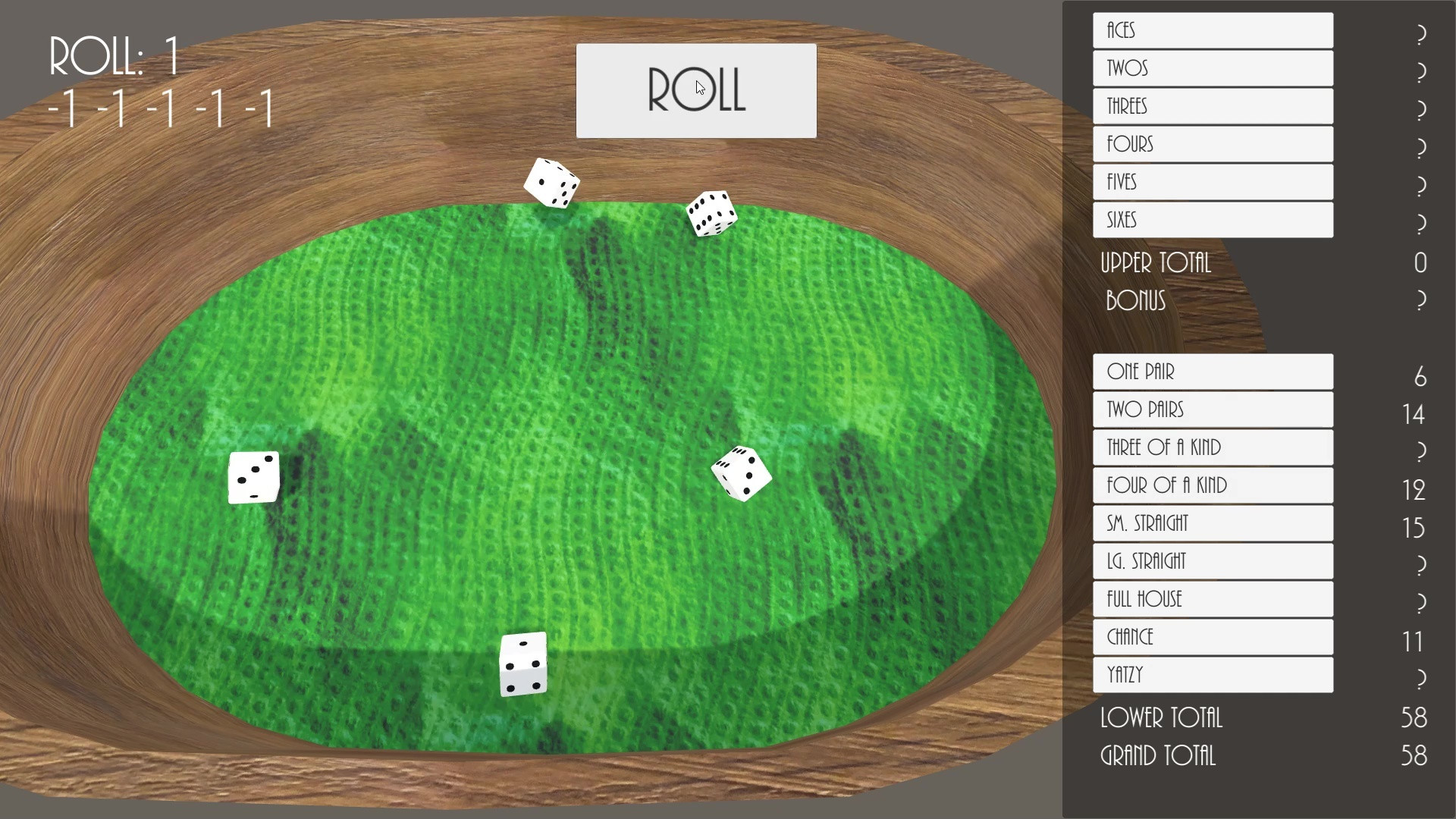 Yatzy Dice Game (itch) - кадр 4