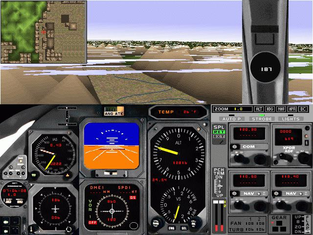 Microsoft Flight Simulator '95 - кадр 5