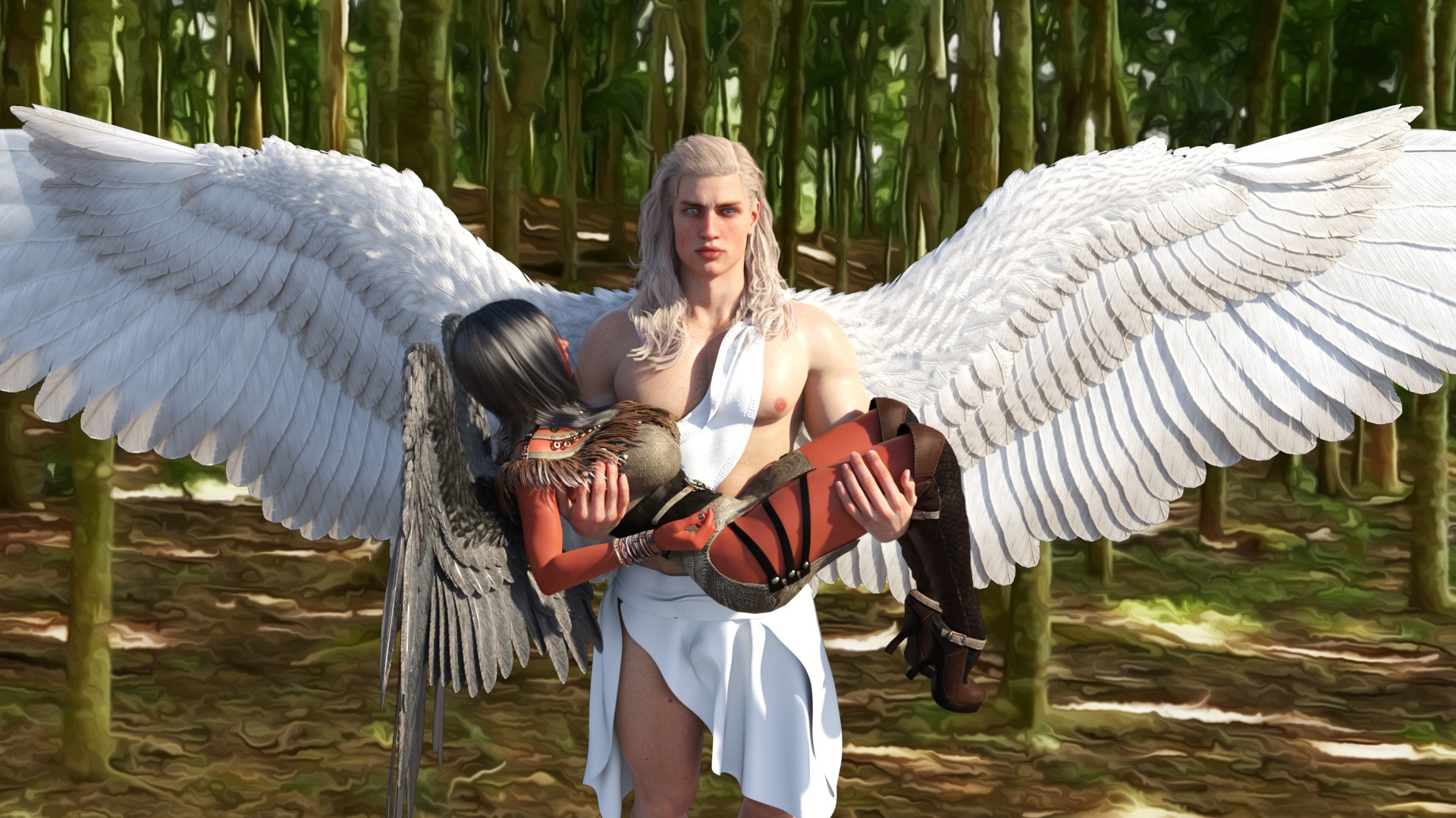 Lilith&Gabriel(NSFW) (itch) - кадр 3