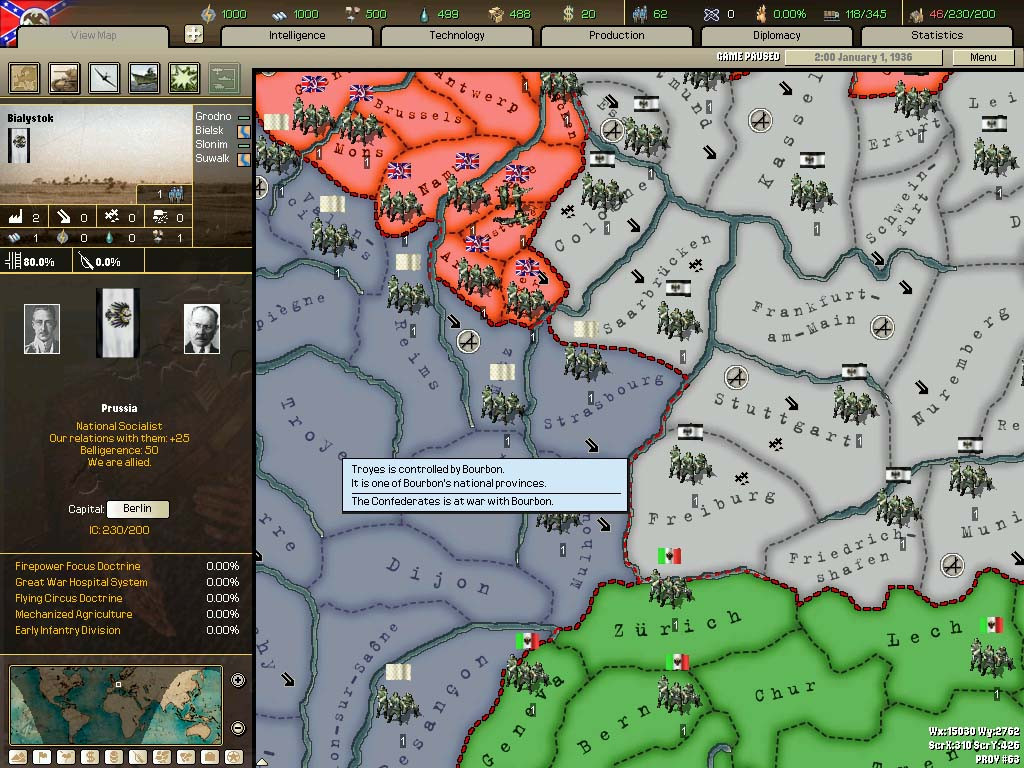 Hearts of Iron II: Doomsday - Armageddon - кадр 15
