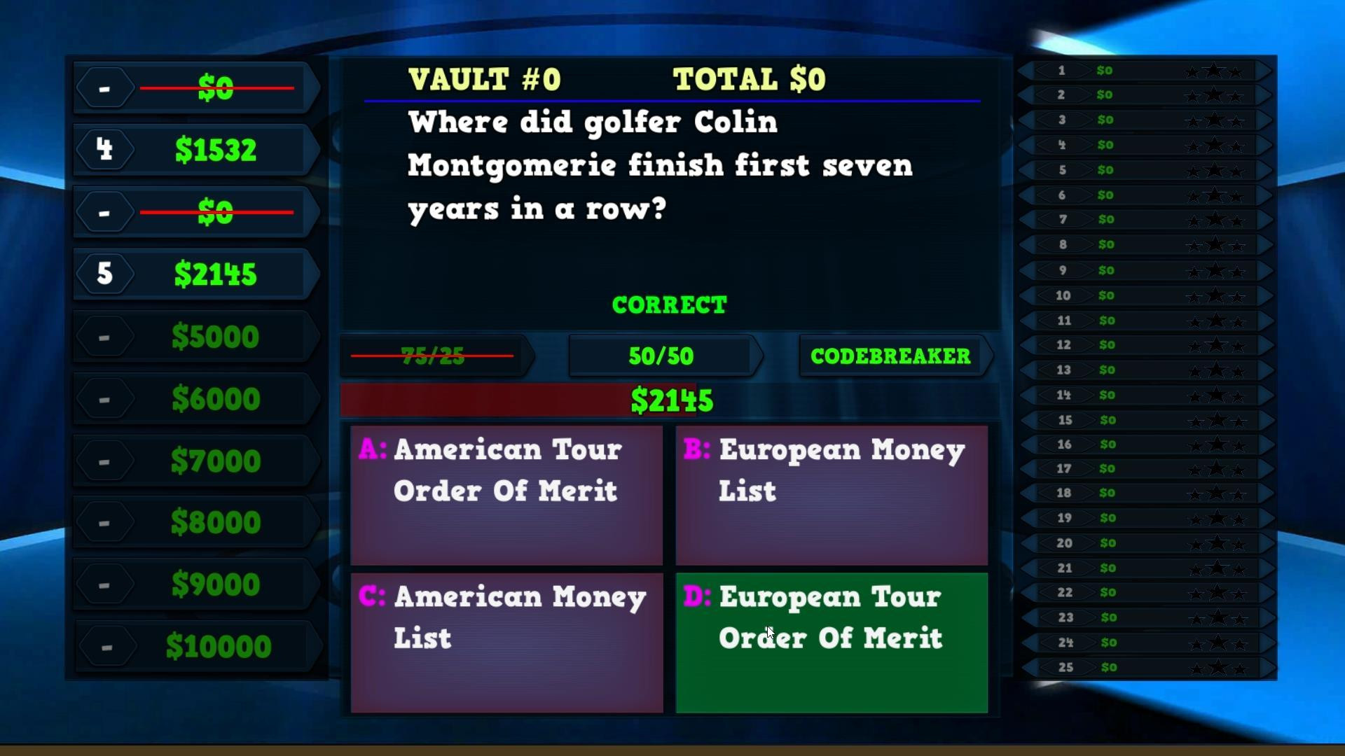 Trivia Vault: Golf Trivia - кадр 4