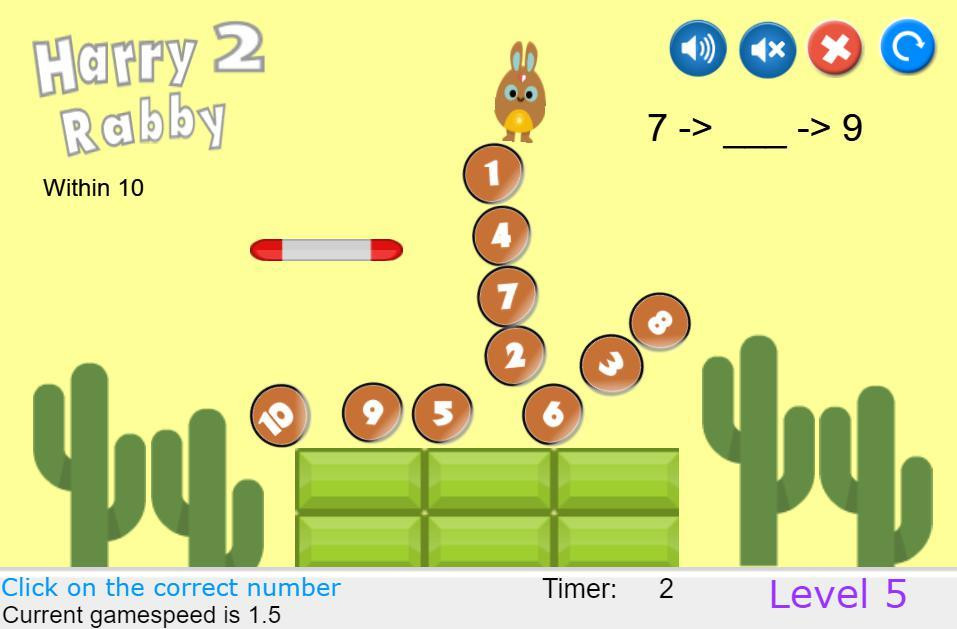 HarryRabby 2 Elementary Math - Missing number in a sequence (itch) - кадр 7