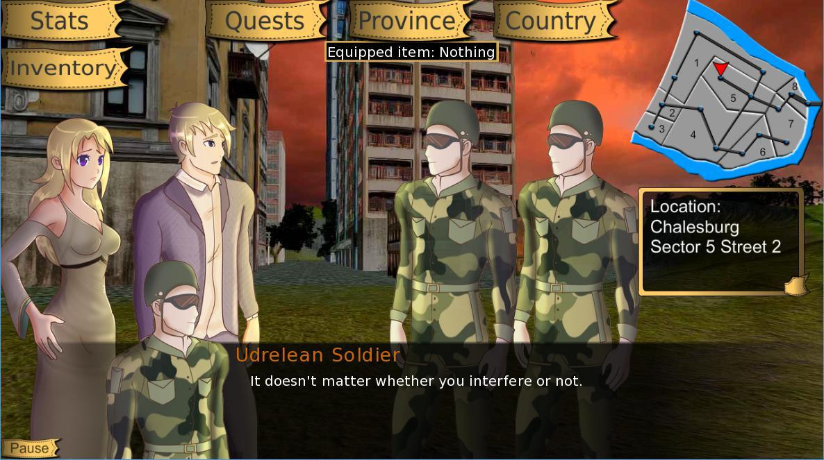 Niara: Rebellion Of the King Visual Novel RPG - кадр 4