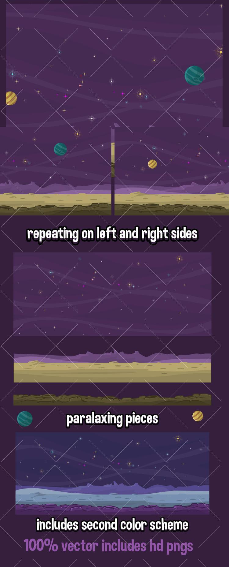 Planet background (itch) - кадр 1