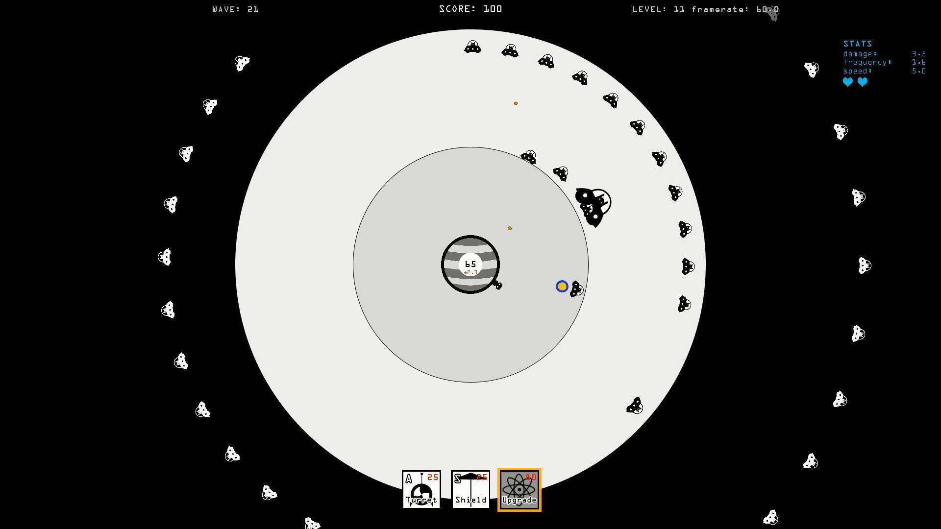 Lone Planet Invaders (itch) - кадр 3