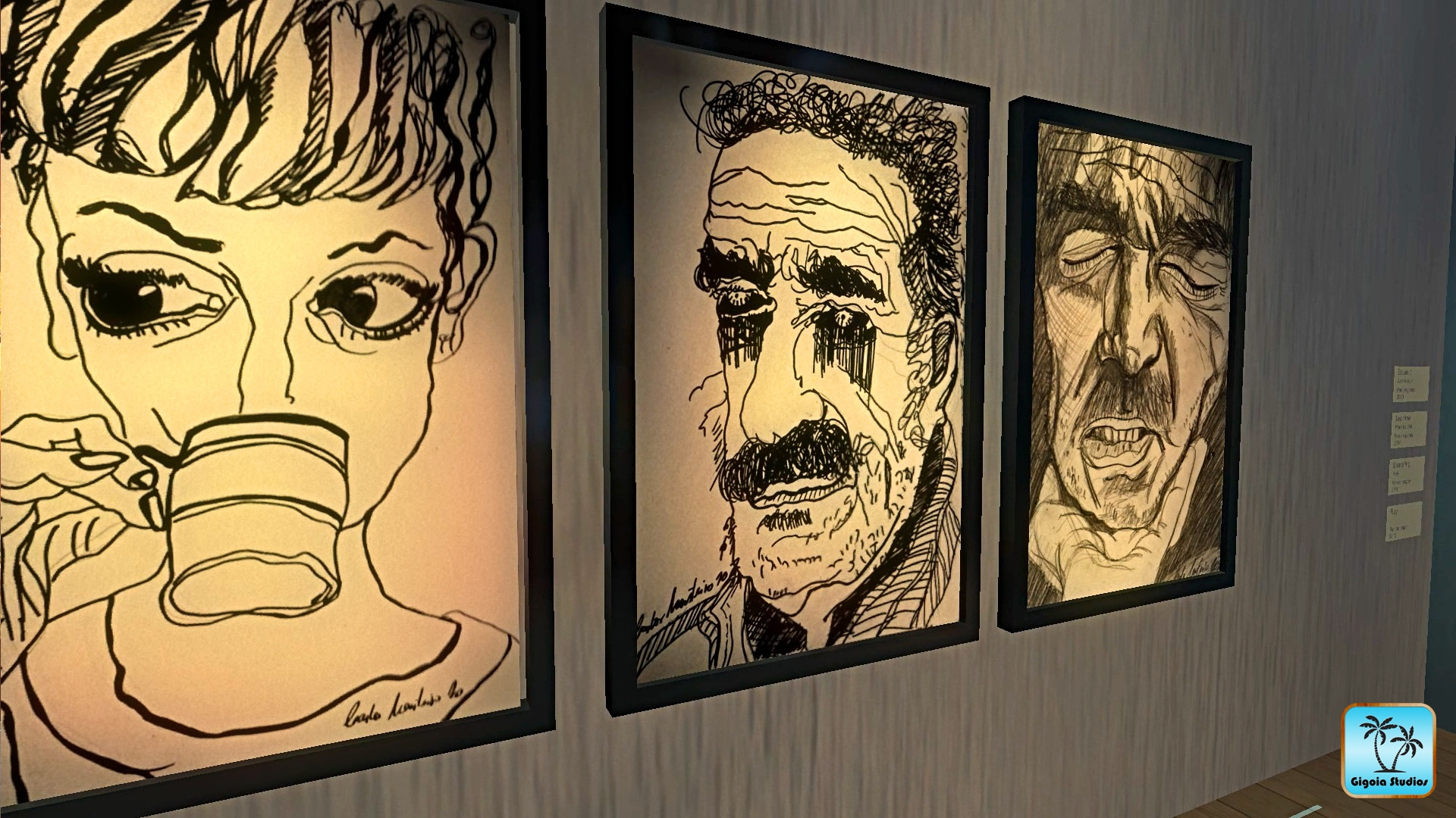FACES Virtual Art Gallery (itch) - кадр 8
