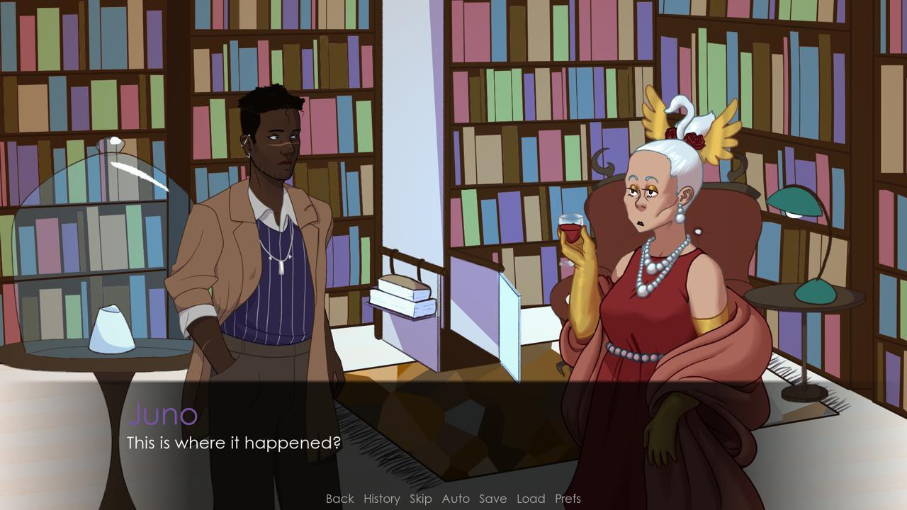 Thief of Hearts - A Juno Steel Dating Simulator (itch) - кадр 5