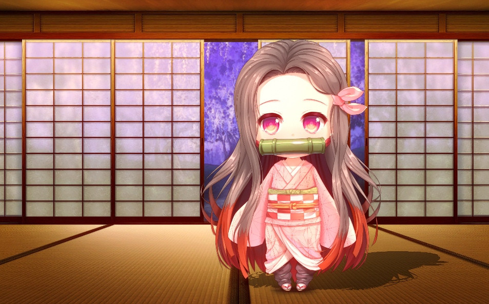 Nezuko-chan Animation Test (itch) - кадр 1