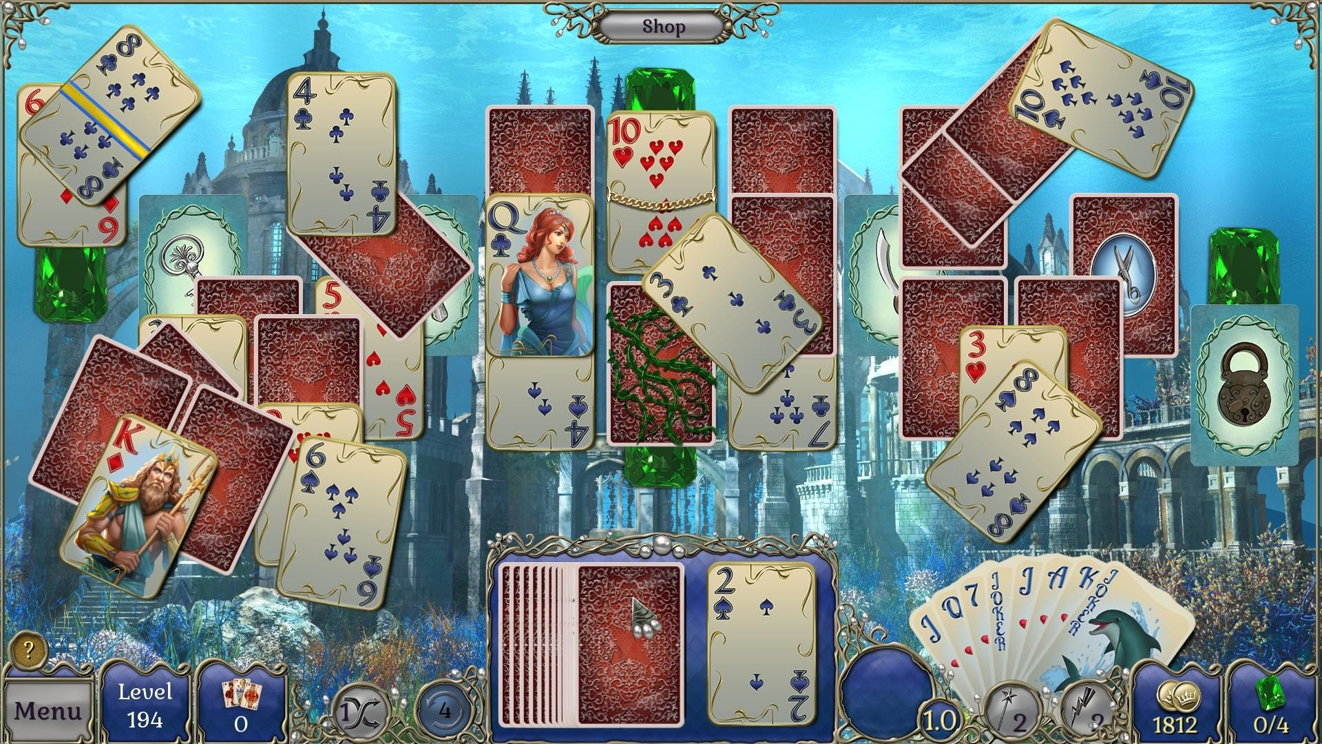 Jewel Match Atlantis Solitaire - Collector's Edition - кадр 14