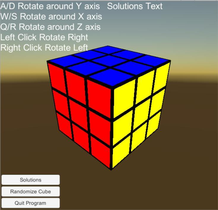 Rubik's Cube Simulator (itch) - кадр 1