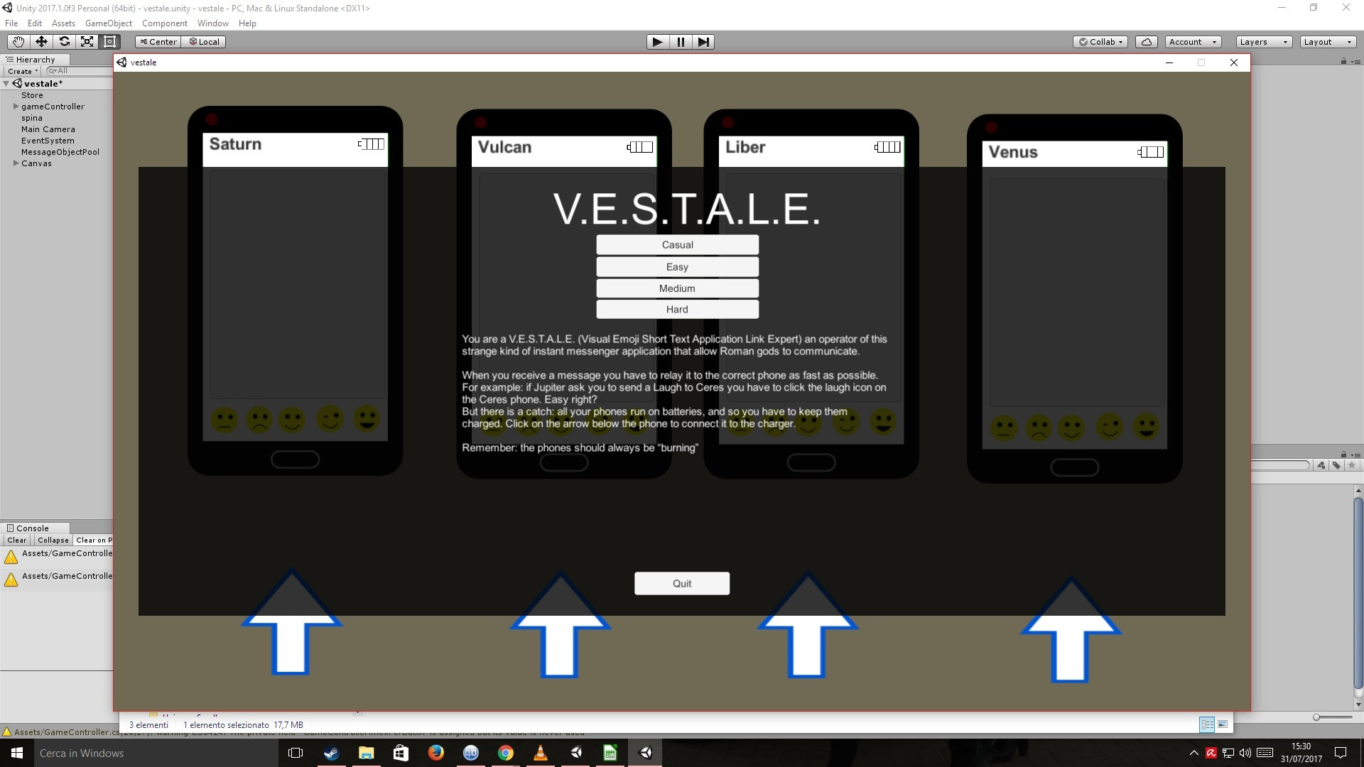 V.E.S.T.A.L.E (itch) - кадр 1