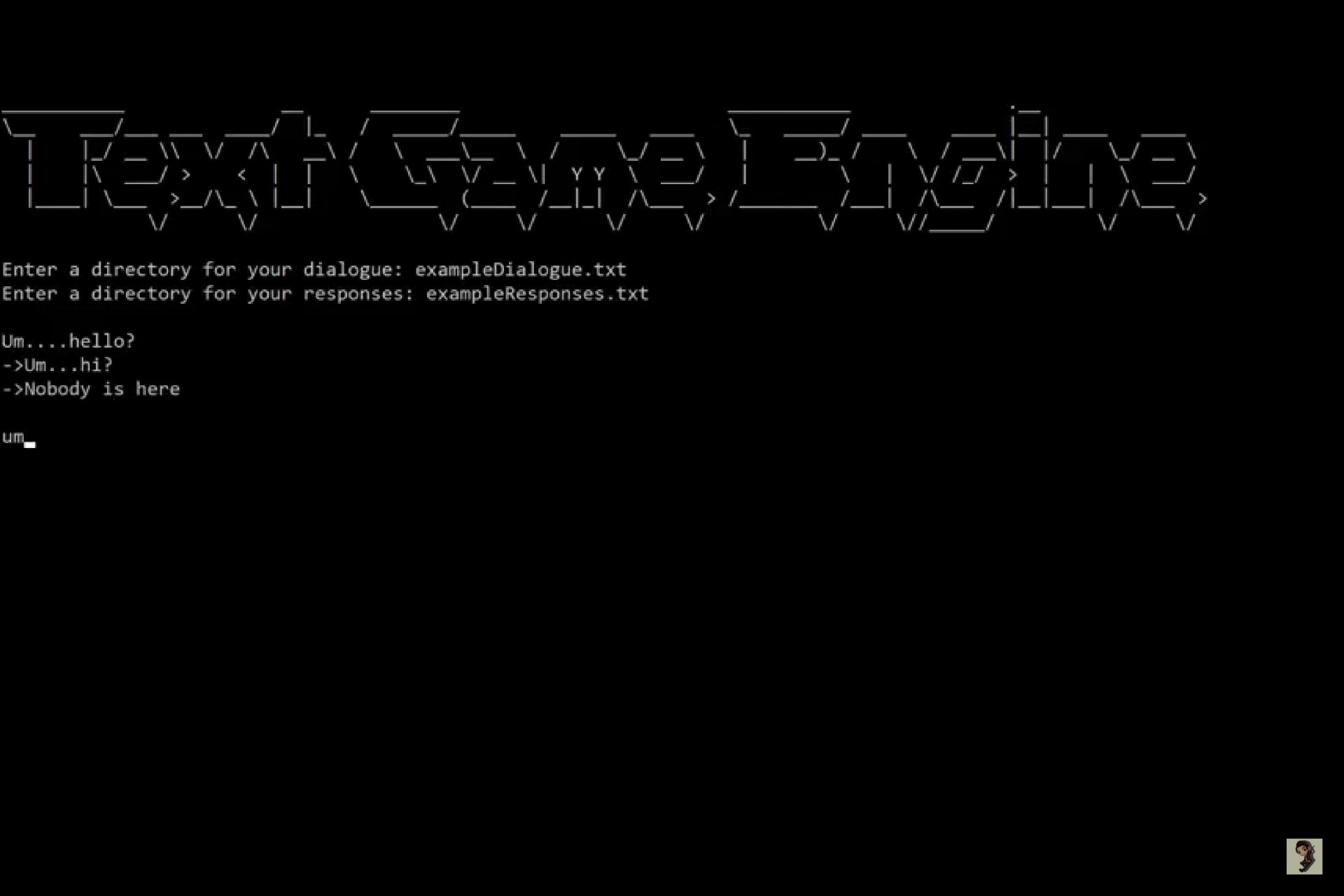 Text Adventure Game Engine (itch) - кадр 3