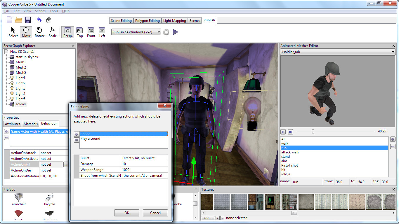 CopperCube 5 Game Engine - кадр 8