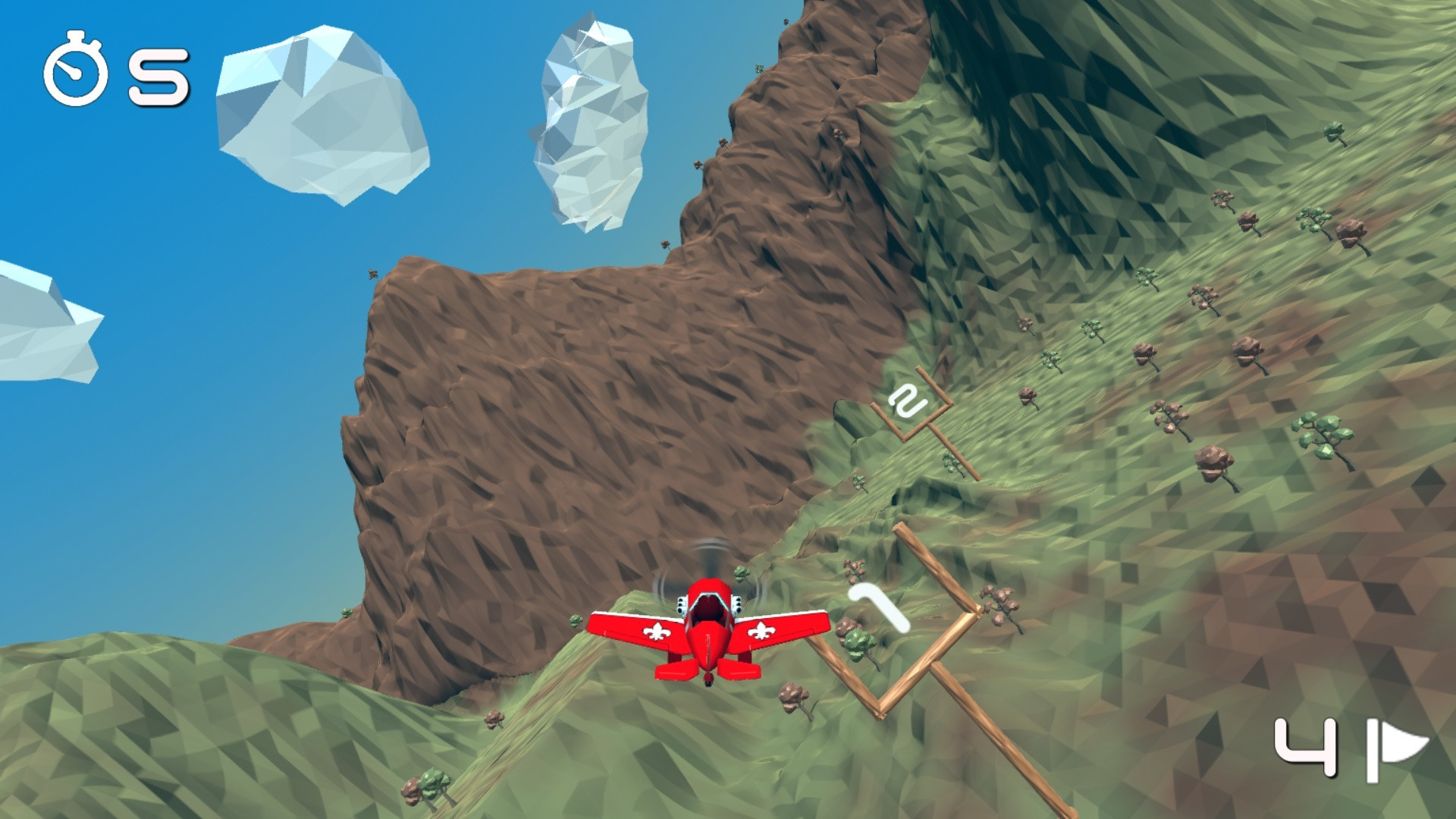 Poly Plane Race (itch) - кадр 1