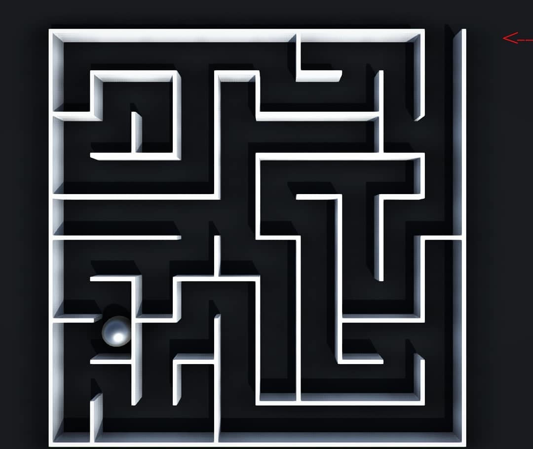 Hardest Roll the Ball Maze (itch) - кадр 5