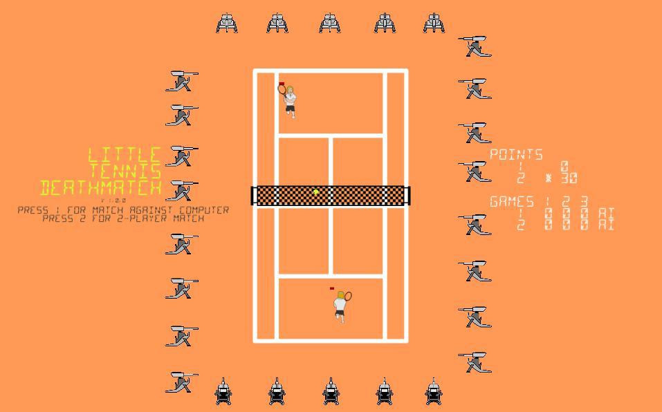 Little Tennis Deathmatch (itch) - кадр 1