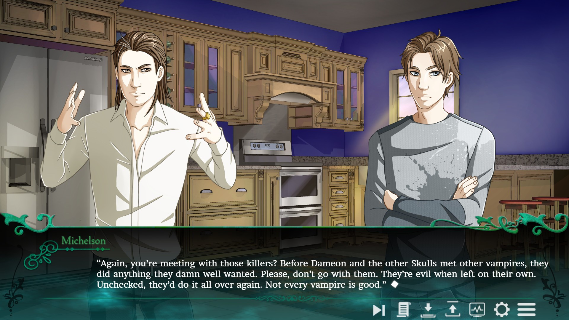 Twice Reborn: a vampire visual novel - кадр 5