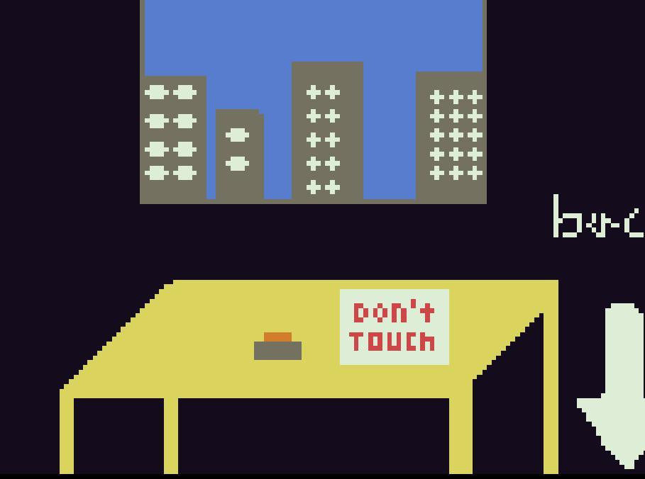 Don`t Touch This Botton (itch) - кадр 1