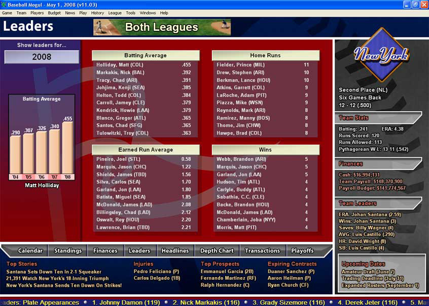 Baseball Mogul 2010 - кадр 5