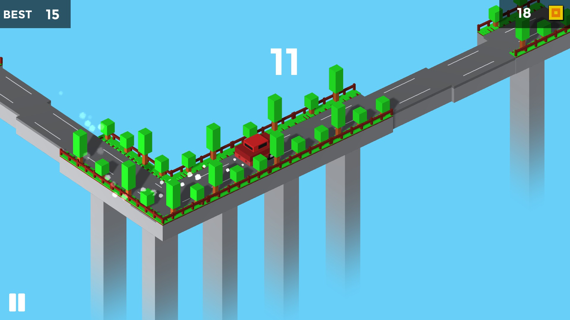 Pixel Traffic: Risky Bridge - кадр 6
